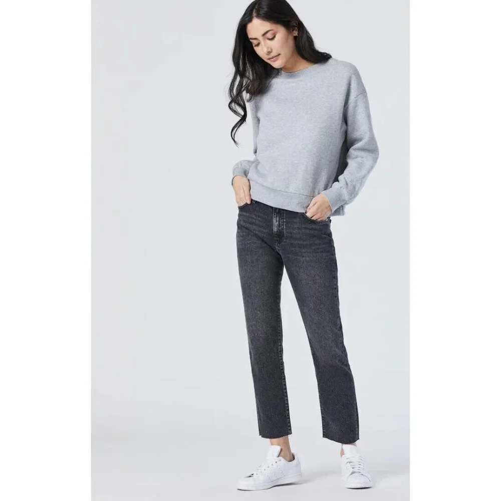 Mavi Jeans Gray Viola High Rise Slim Straight Leg Ankle Raw NWT